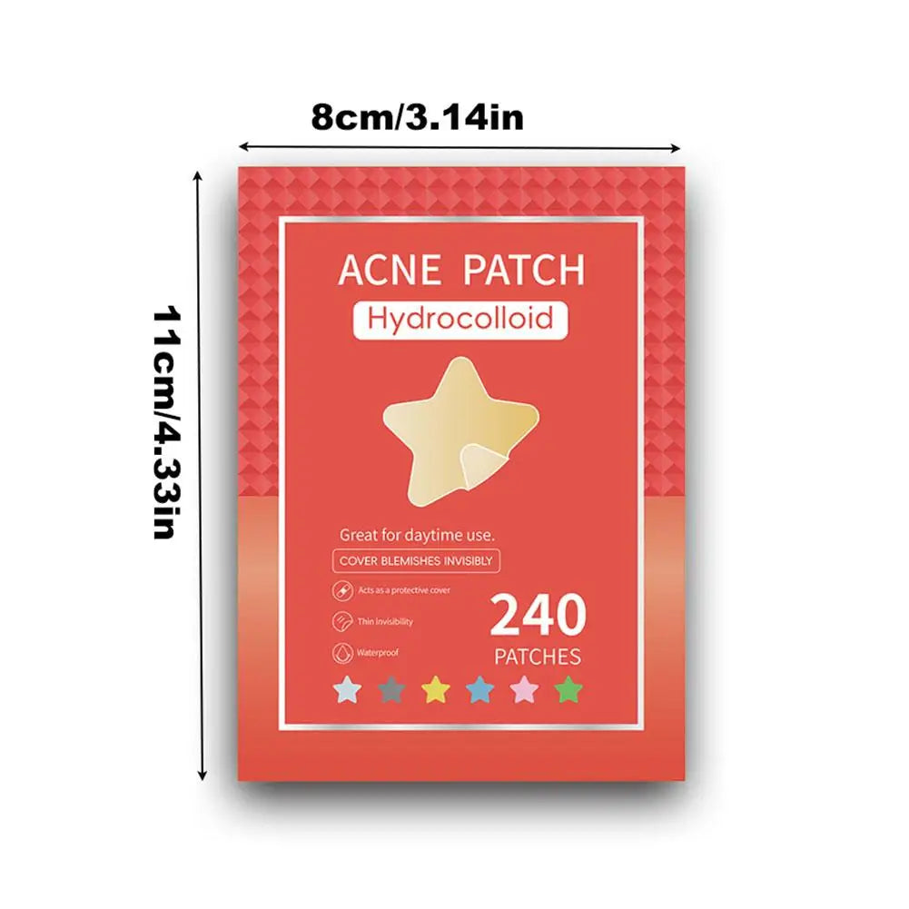 Étoile Colorée Bouton Patch Acné Coloré Invisible Acné Élimination Soins de la Peau Autocollants Correcteur Visage Spot Beauté Outils de Maquillage