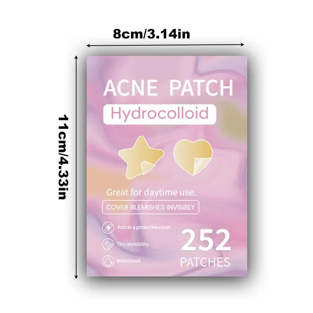Étoile Colorée Bouton Patch Acné Coloré Invisible Acné Élimination Soins de la Peau Autocollants Correcteur Visage Spot Beauté Outils de Maquillage