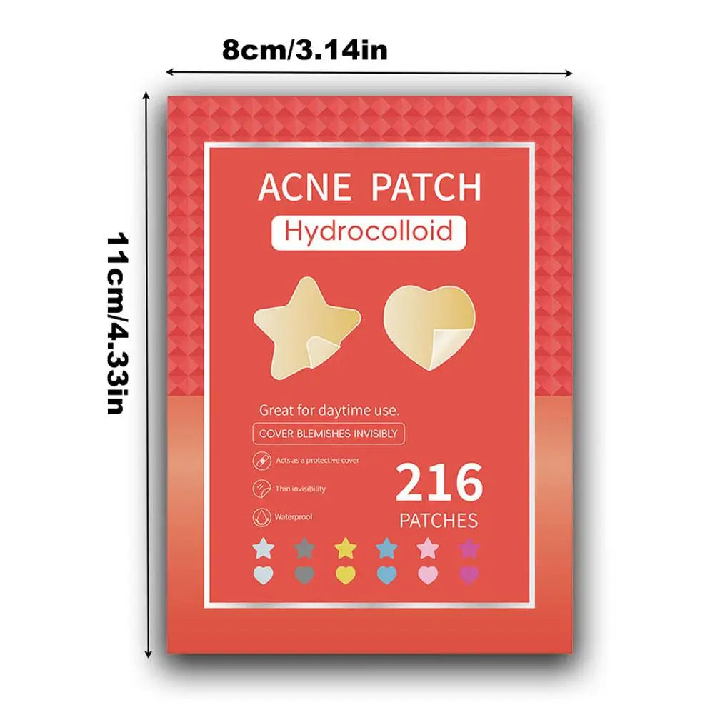 Étoile Colorée Bouton Patch Acné Coloré Invisible Acné Élimination Soins de la Peau Autocollants Correcteur Visage Spot Beauté Outils de Maquillage