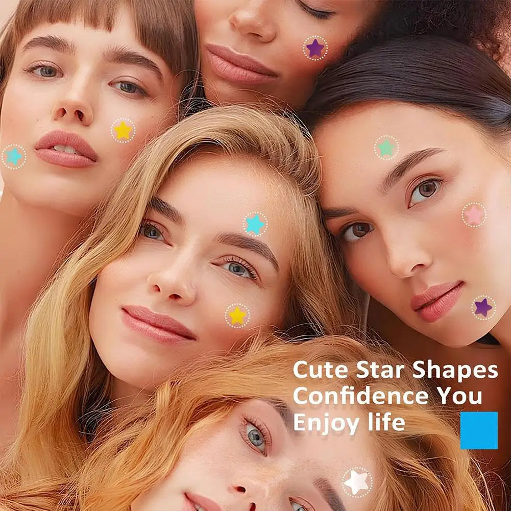 Étoile Colorée Bouton Patch Acné Coloré Invisible Acné Élimination Soins de la Peau Autocollants Correcteur Visage Spot Beauté Outils de Maquillage